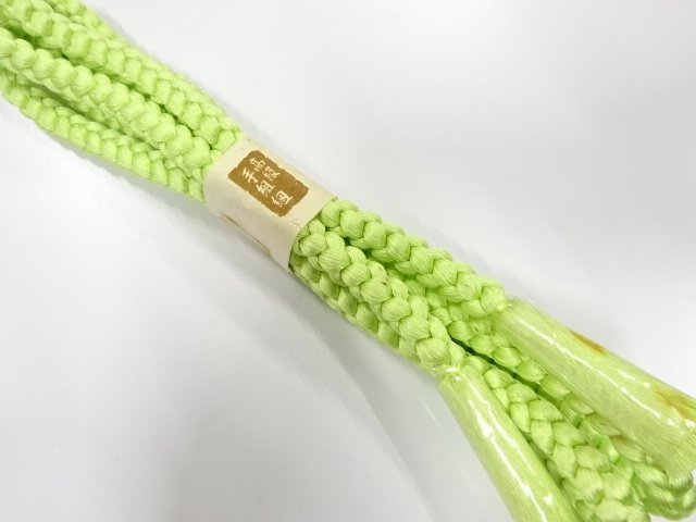 JAPANESE KIMONO / UNUSED HAND-TIED OBIJIME